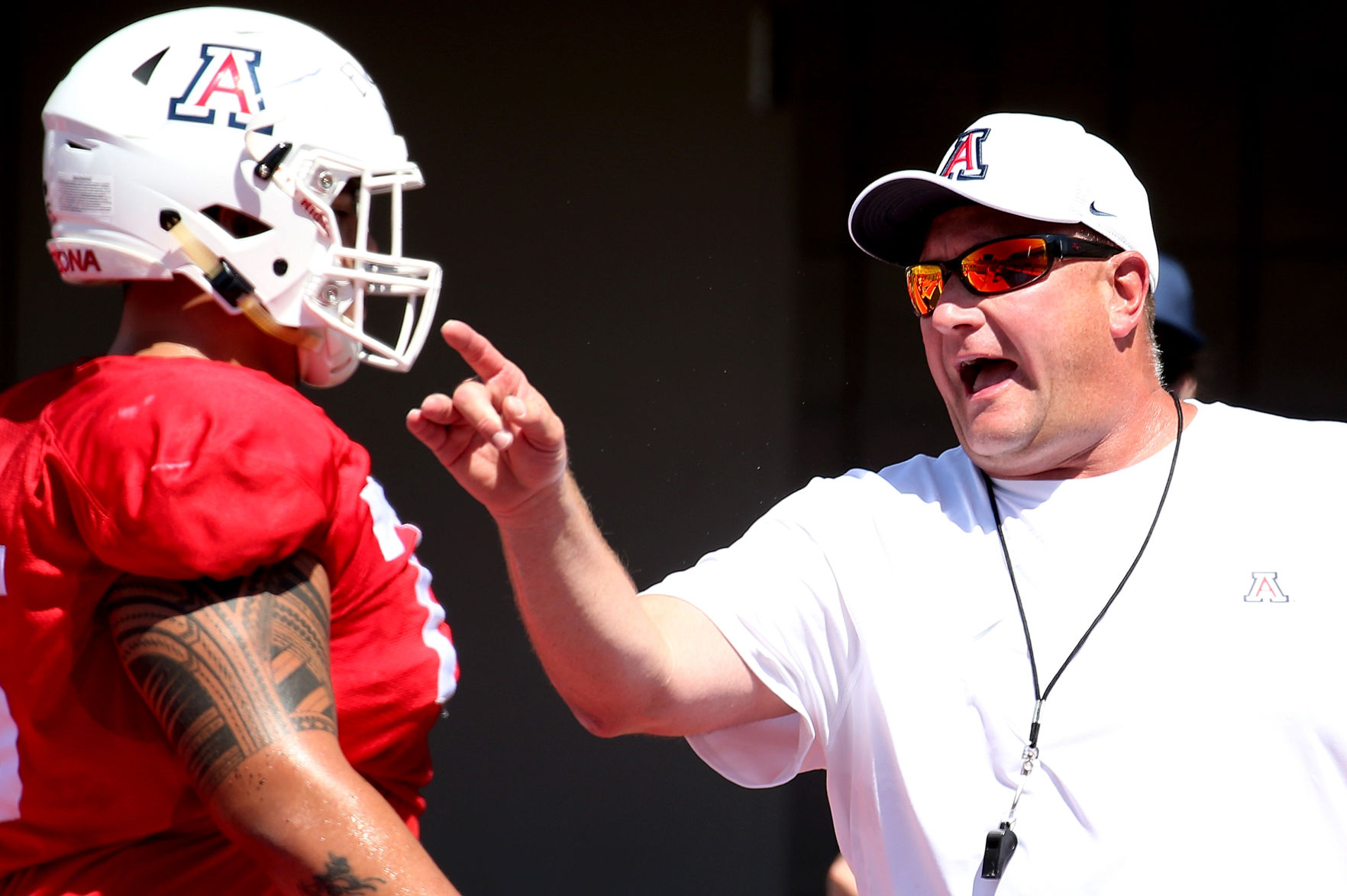 Arizona Wildcats football practice (copy)